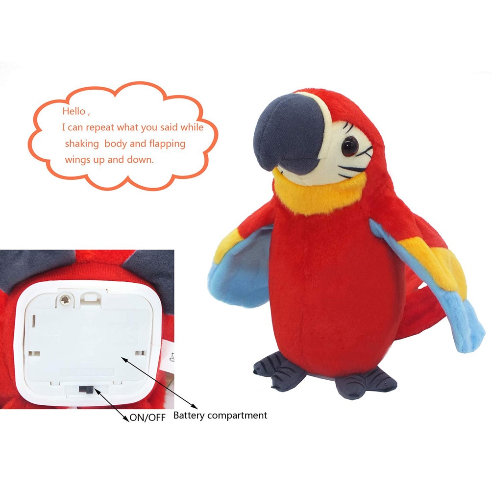 Talking Toy Parrot Plush Toy