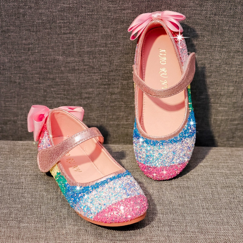 Girl’s Glitter Shoes Cute Colorful