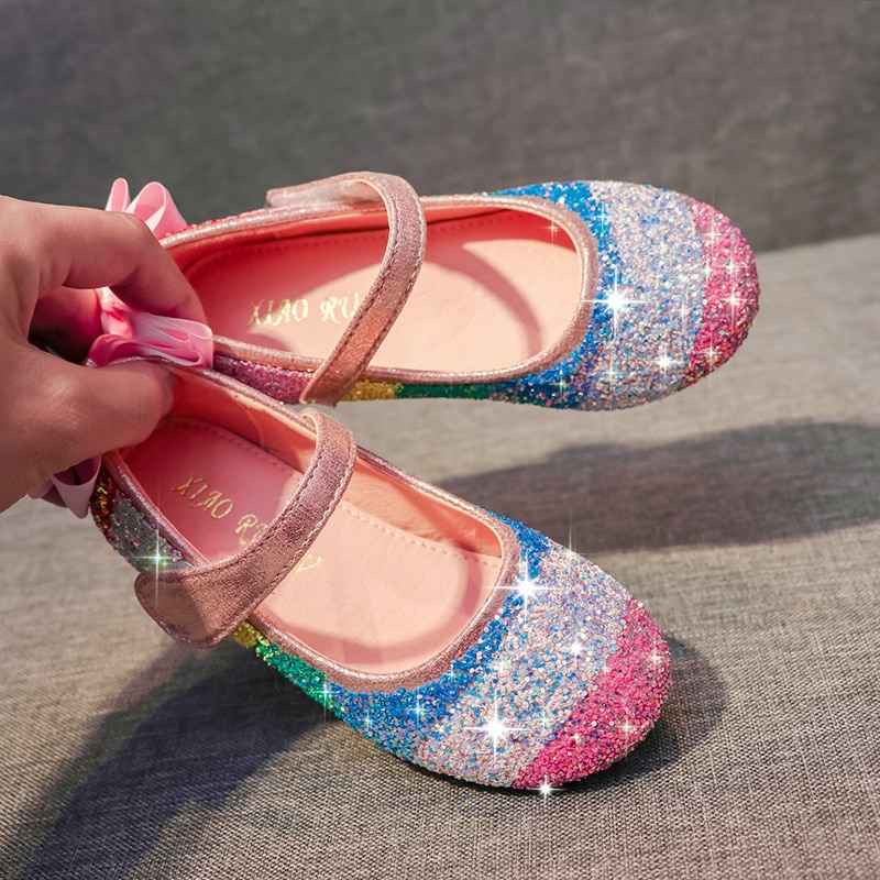 Girl’s Glitter Shoes Cute Colorful