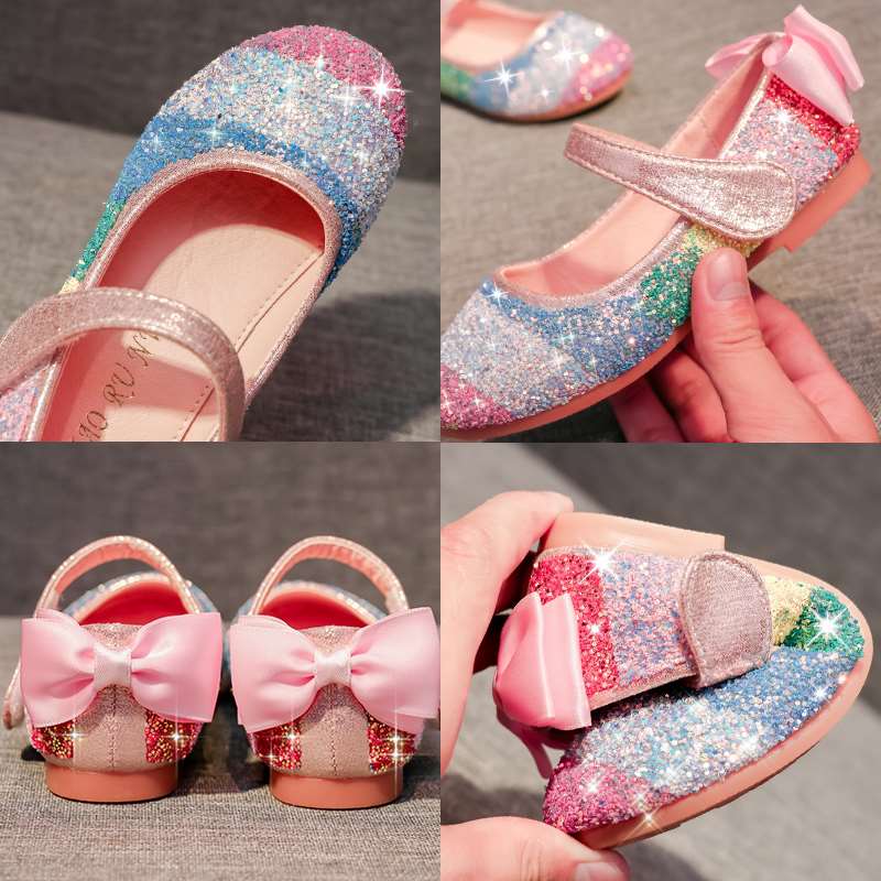 Girl’s Glitter Shoes Cute Colorful