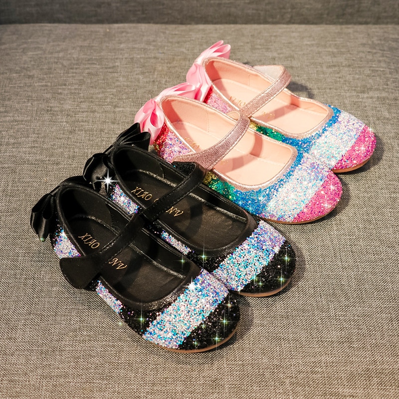 Girl’s Glitter Shoes Cute Colorful