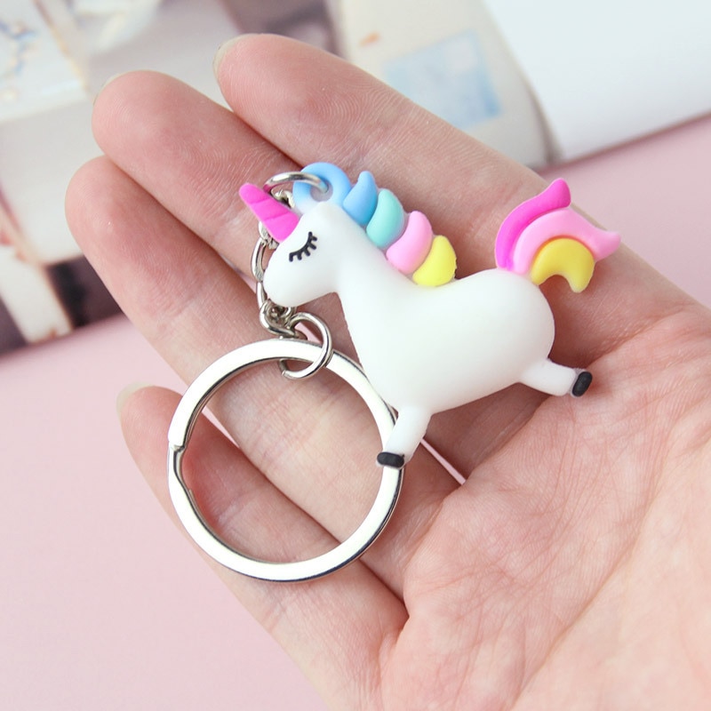 Unicorn Keychain Cute Keyring