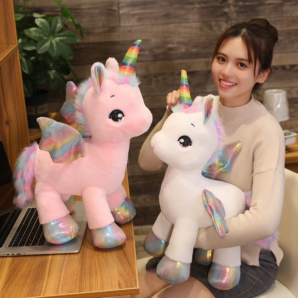 Unicorn Soft Toy Rainbow Wings