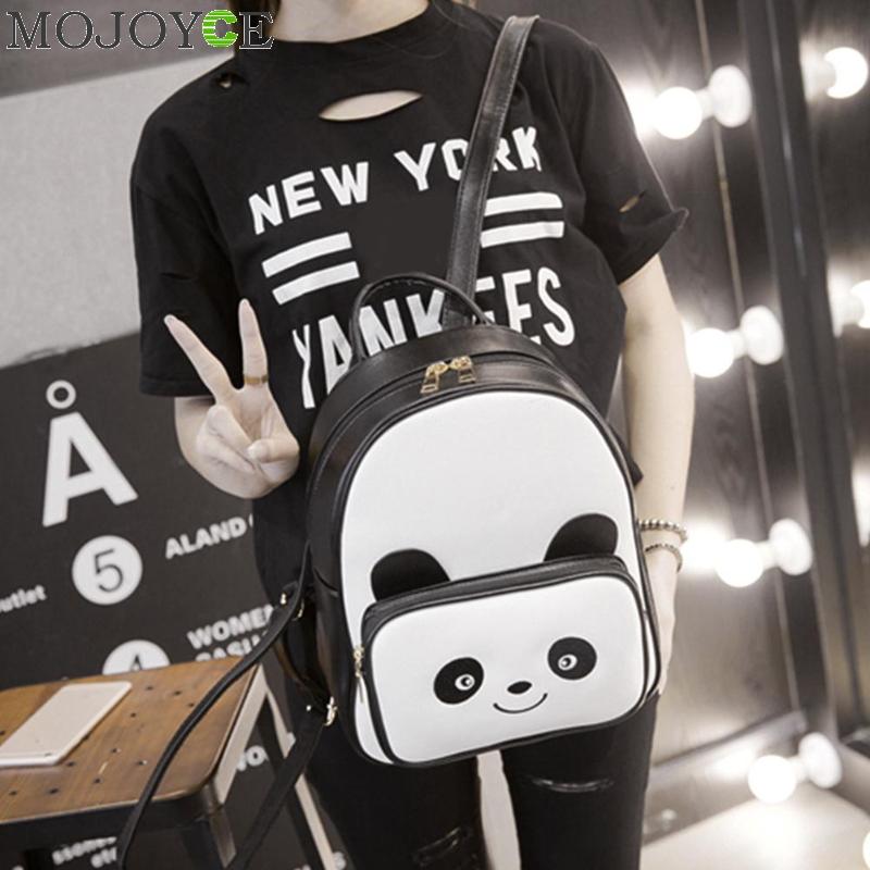 Panda Backpack Ladies Casual Bag