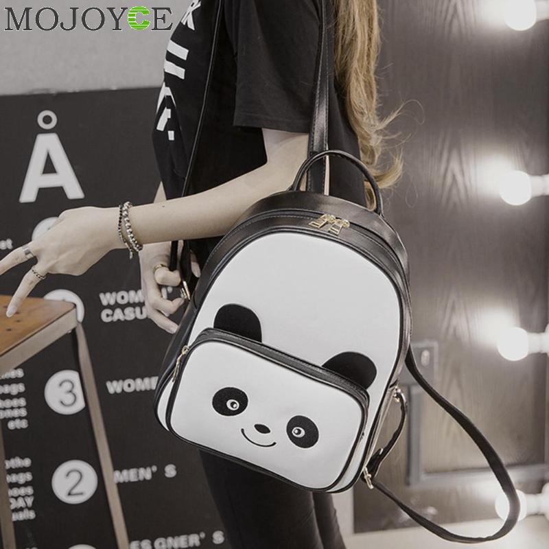 Panda Backpack Ladies Casual Bag