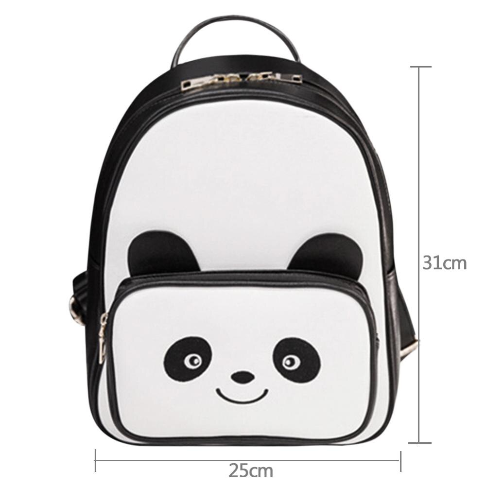 Panda Backpack Ladies Casual Bag