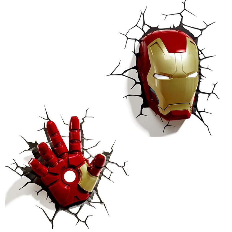 Avengers Wall Lights LED Night Lamp