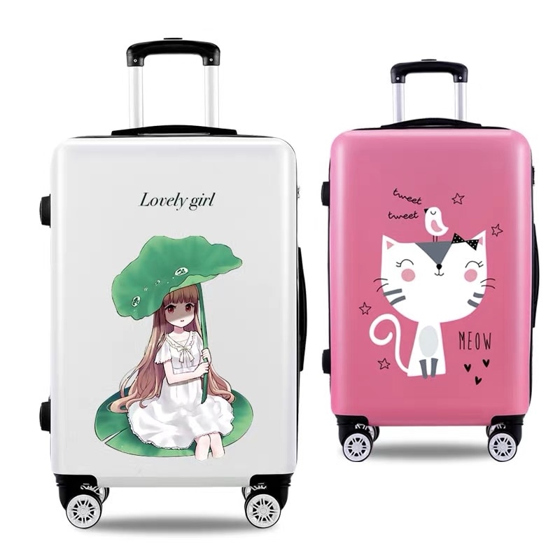 Kids Suitcase Cute Trolley Luggage