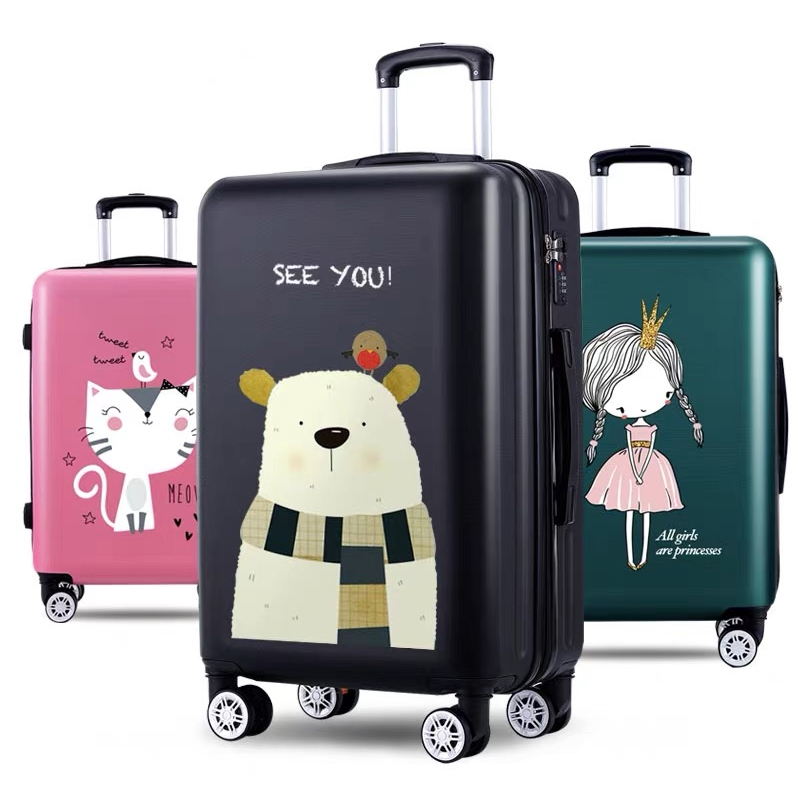 Kids Suitcase Cute Trolley Luggage