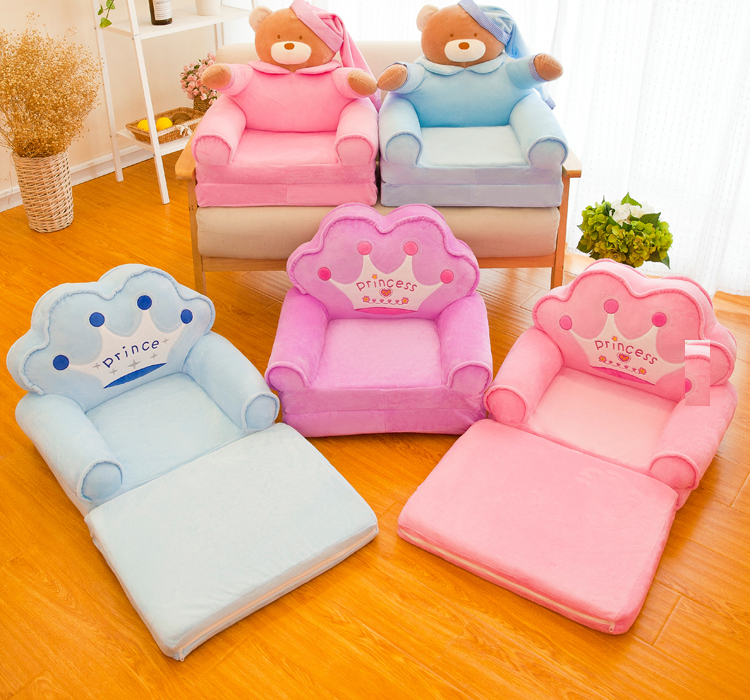 Kids Fold Out Sofa Soft Chair