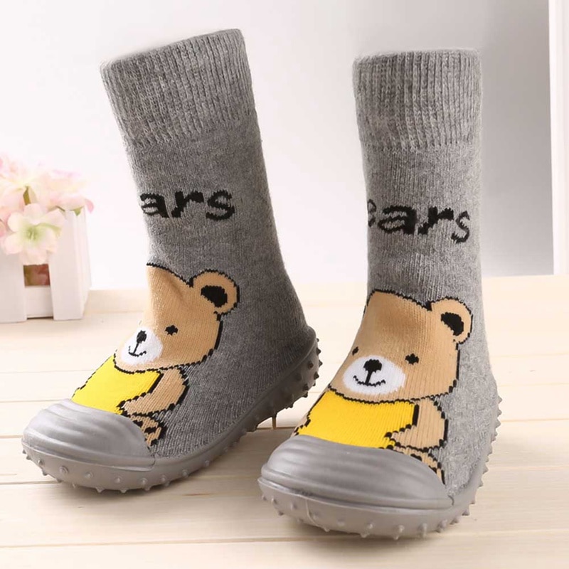 Kids Sock Shoes Rubber Sole