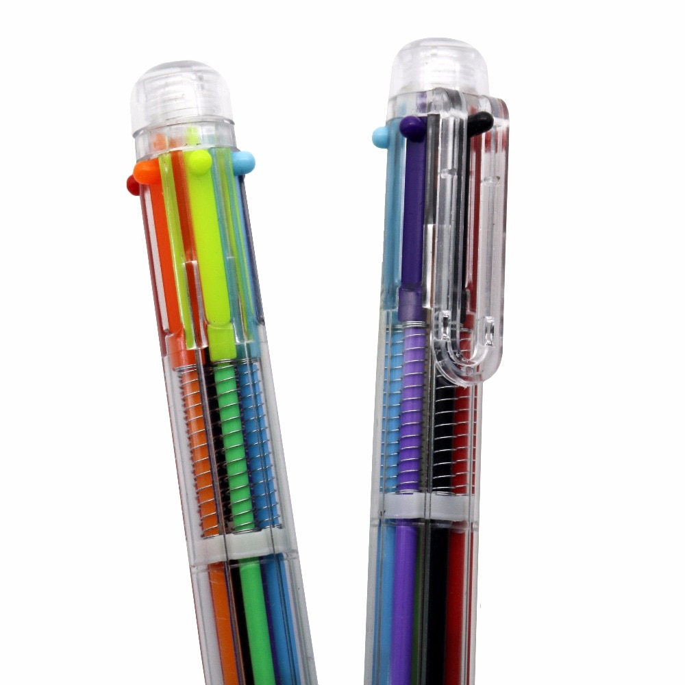 Multi Color Pen 6-Color 2PC Set