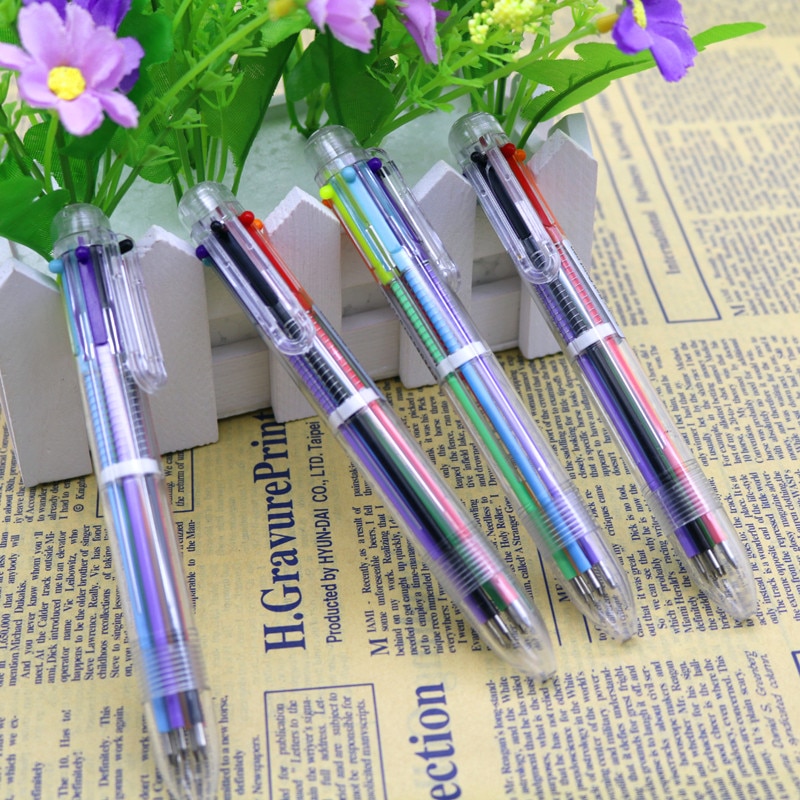 Multi Color Pen 6-Color 2PC Set