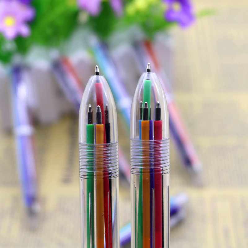 Multi Color Pen 6-Color 2PC Set