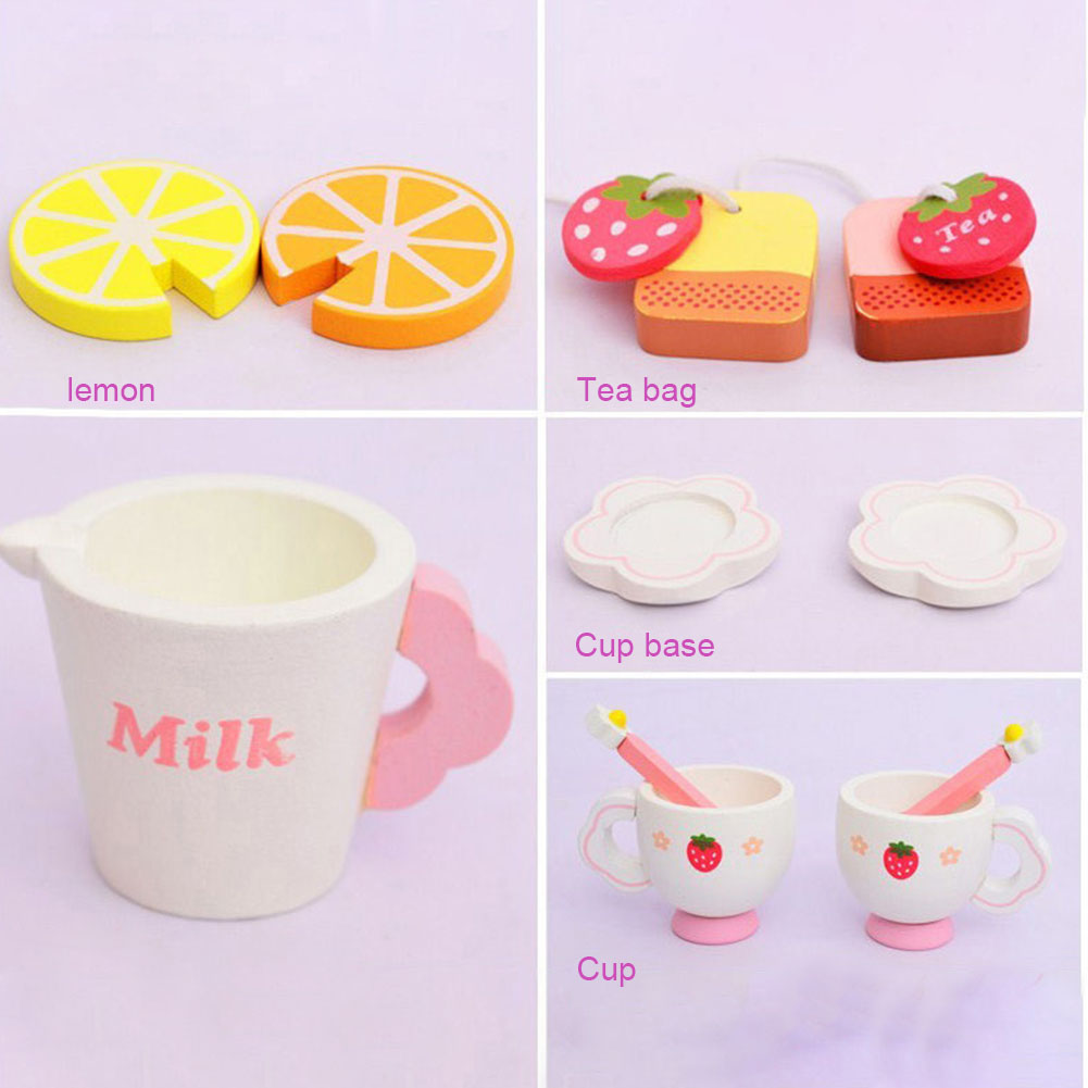 Toy Tea Set Kids Pretend Play (15Pcs)