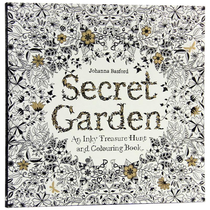 Secret Garden Coloring Book Painting Book