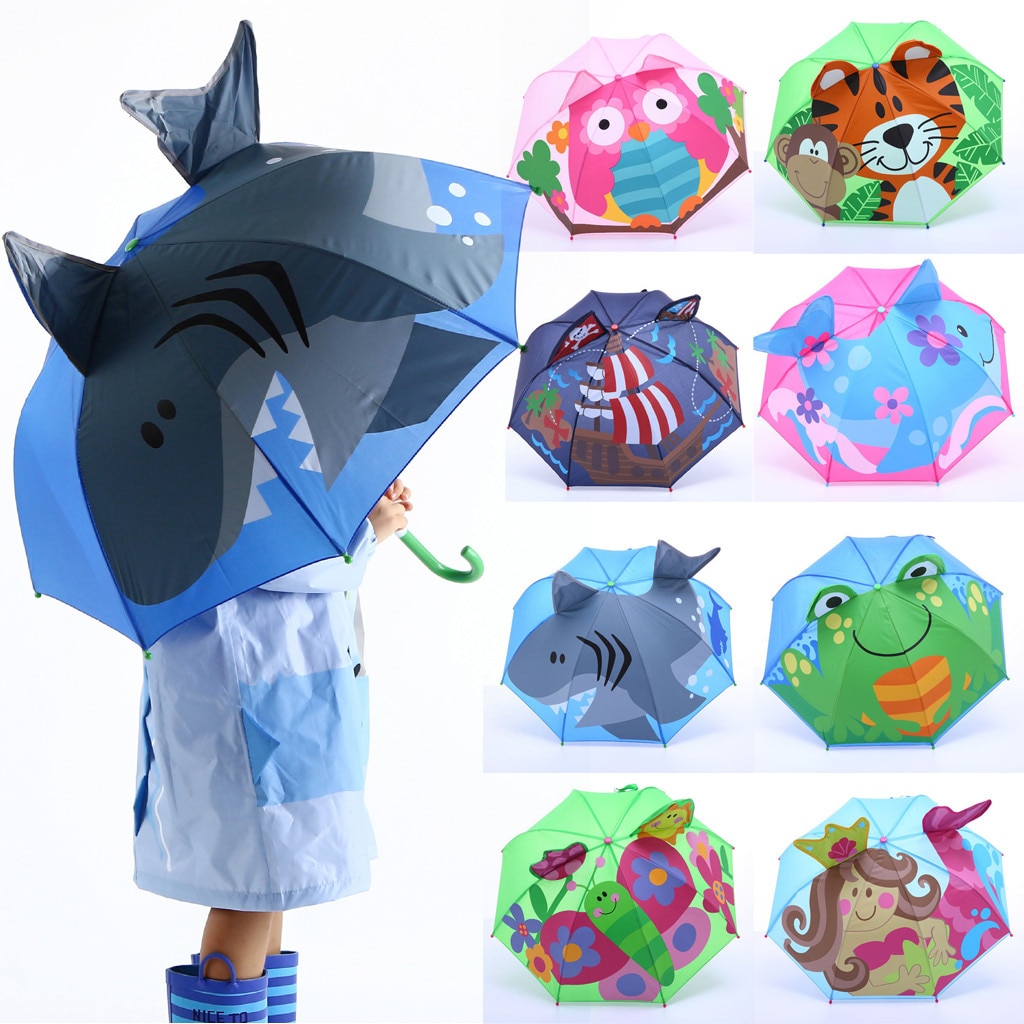 Toddler Umbrella Cartoon Rain Protection