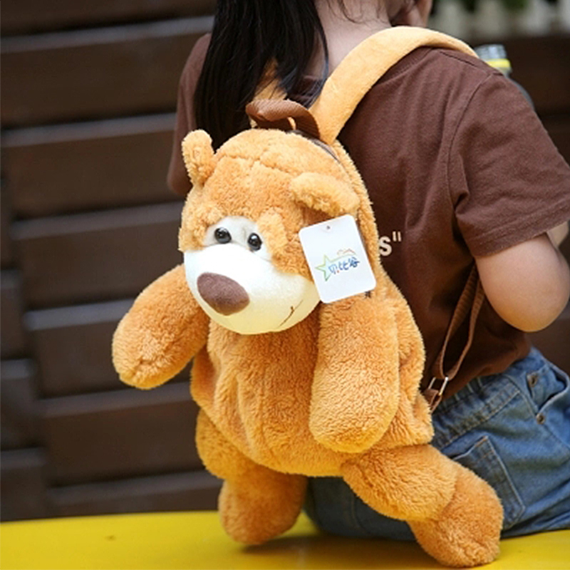 Teddy Bear Backpack Kids Plush Bag