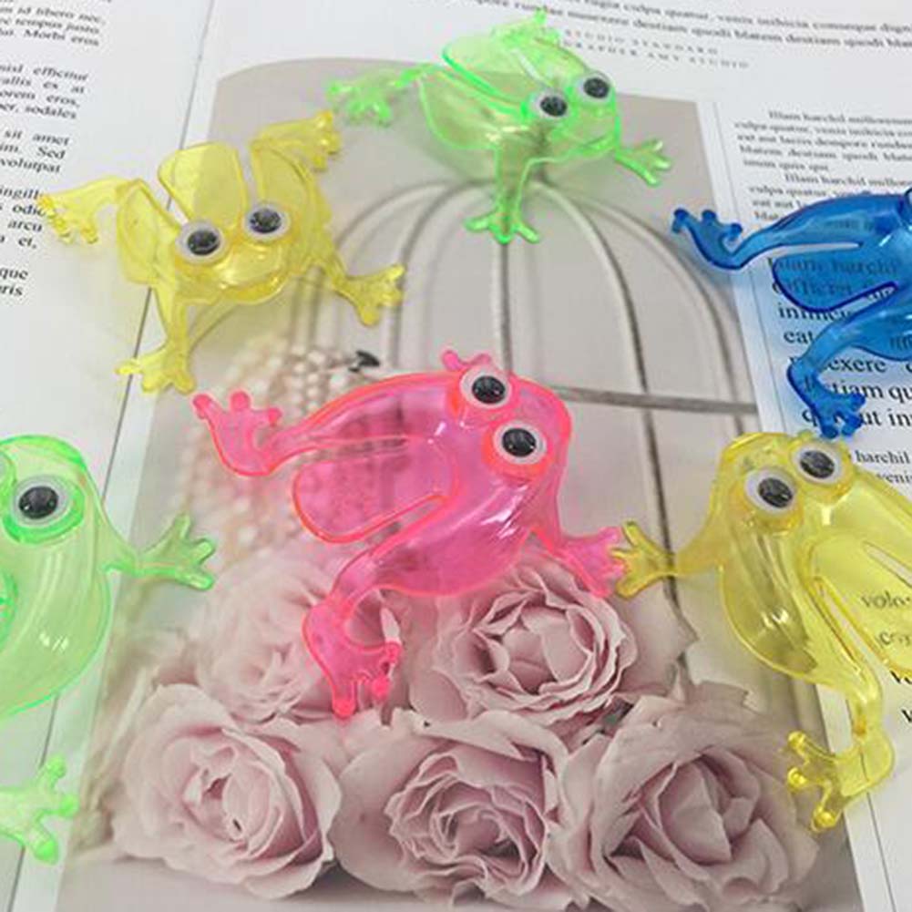 Jumping Frog Finger Pressing Jumping Toy (10 pcs)