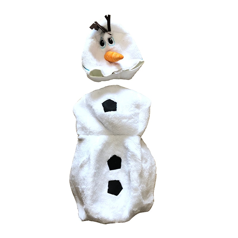 Olaf Costume Snow Man Wearable Suit for Kids