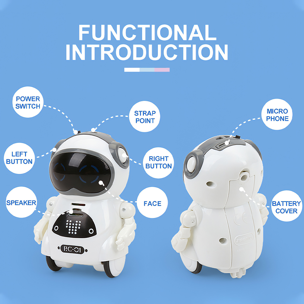 Interactive Robot Pocket Mini Toy