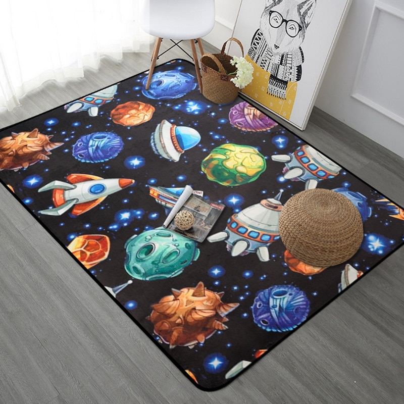 Carpet for Kids Room Universe Design