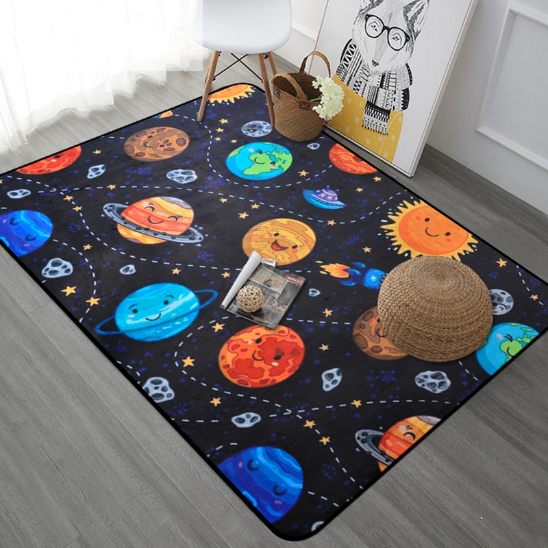 Carpet for Kids Room Universe Design