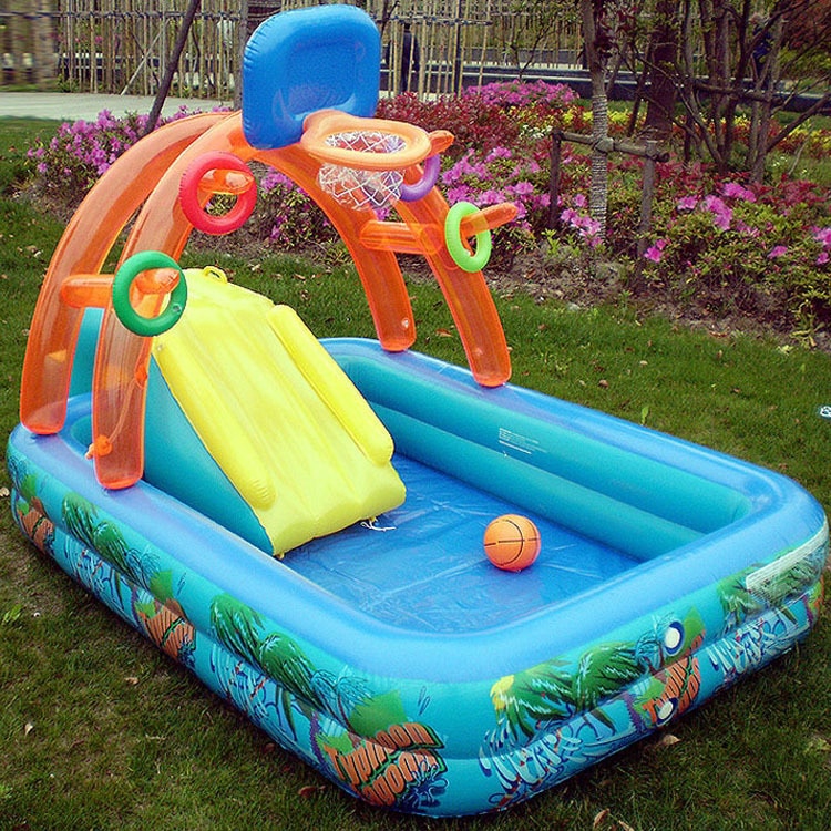 Splash Pool Inflatable with Slide