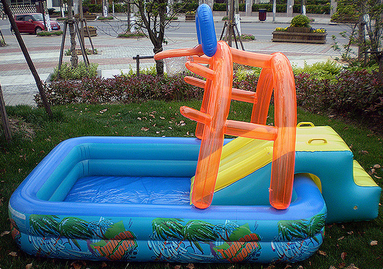 Splash Pool Inflatable with Slide