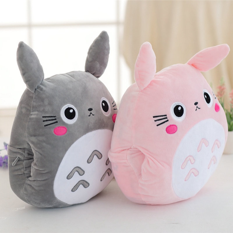 Pillow Blanket Totoro Hand Warmer Plushy