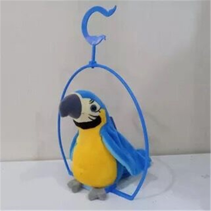 Talking Parrot Toy with Hanging Shelf
