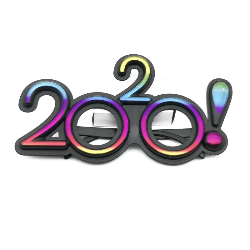 2020 Glasses New Year Props