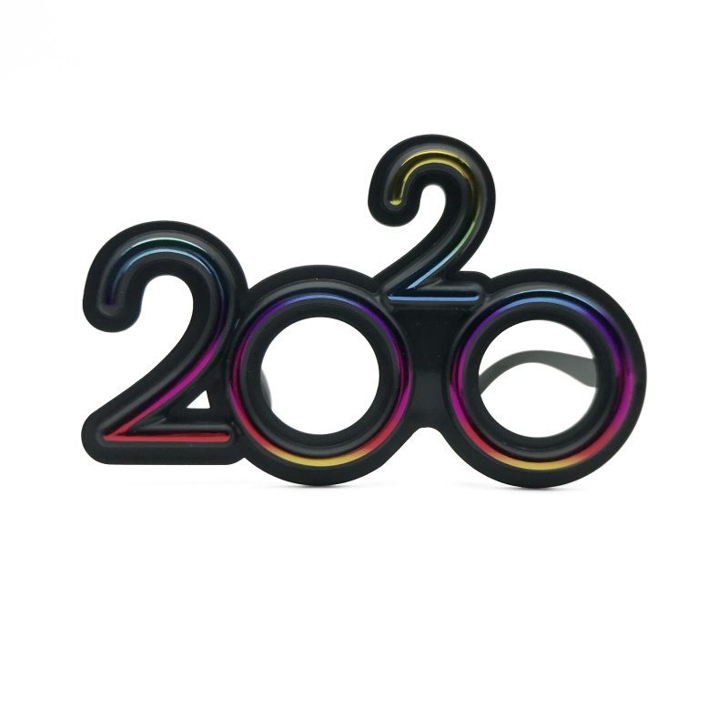 2020 Glasses New Year Props