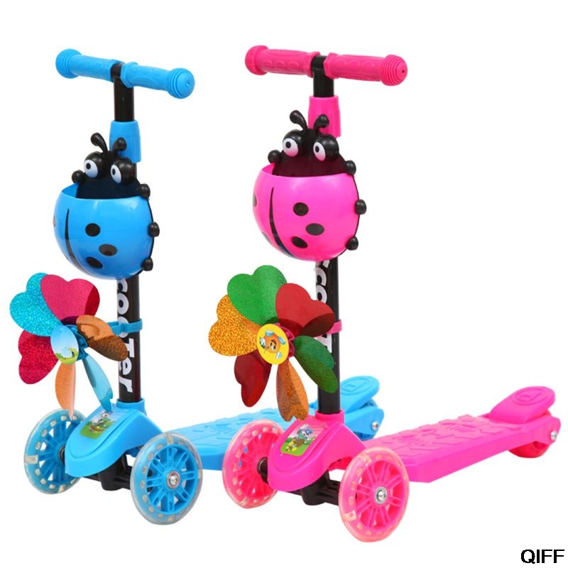 Girls Scooter Kids Foldable Ride