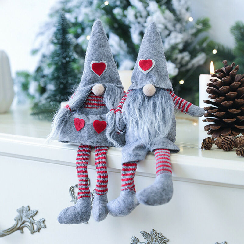 Gnome Christmas Ornaments Decorative Dolls