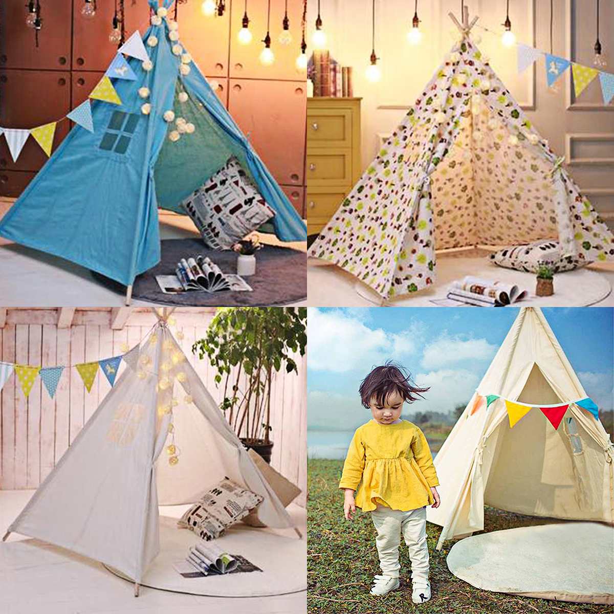 Teepee Tent For Kids Wigwam