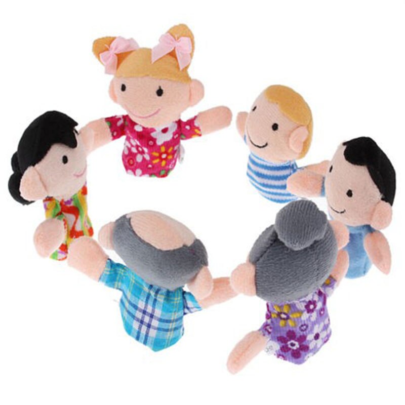 Family Finger Puppets Children Toys