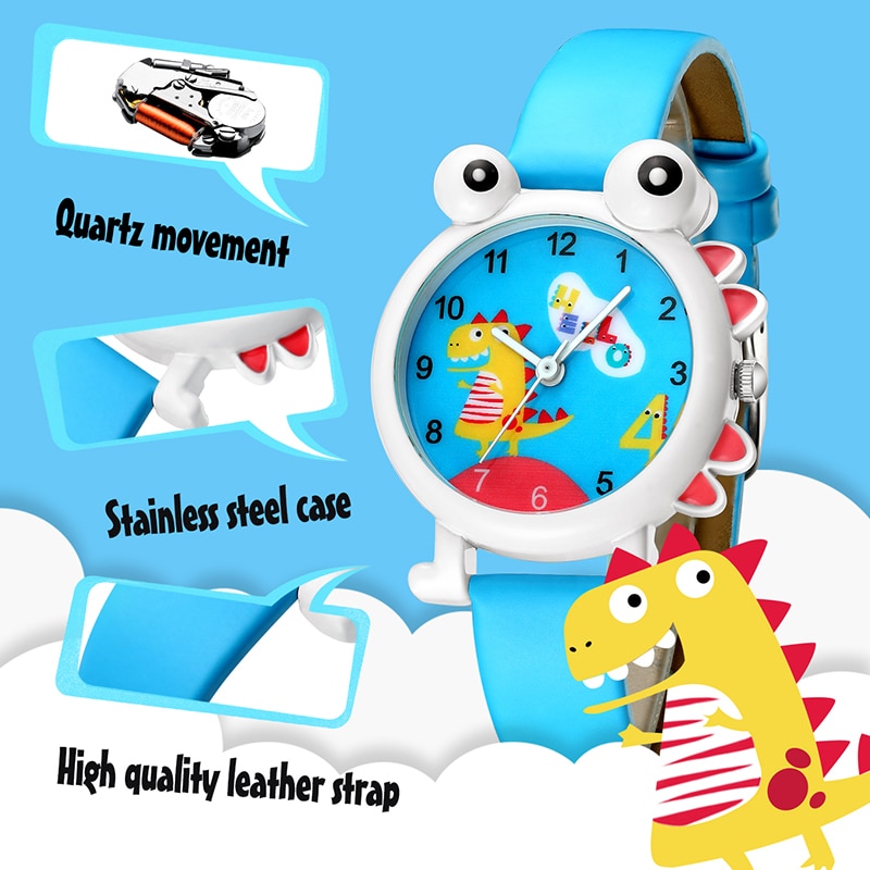 Kids Analog Watch Waterproof Wristwatch