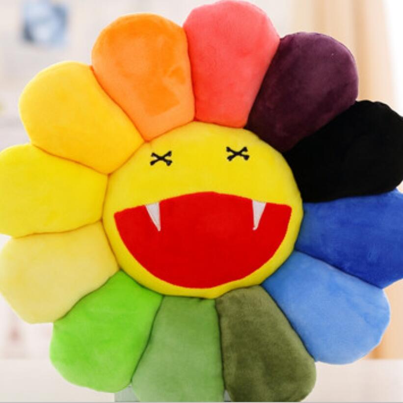 Flower Pillow Colorful Cushion