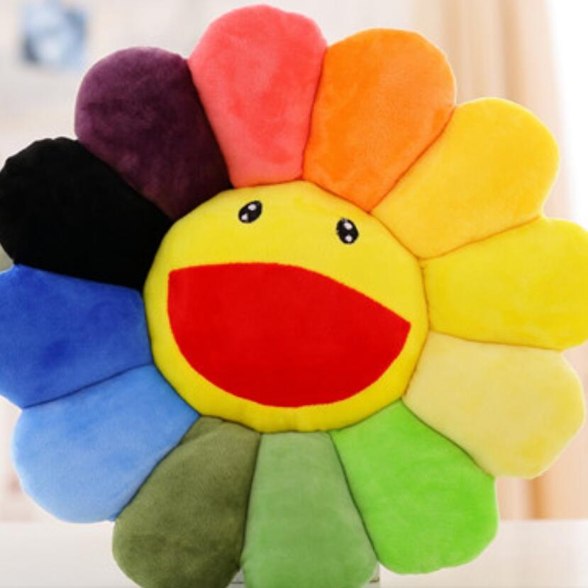 Flower Pillow Colorful Cushion