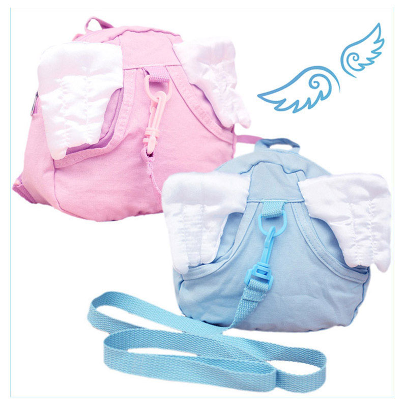 Toddler Harness Backpack Angel Wings Design