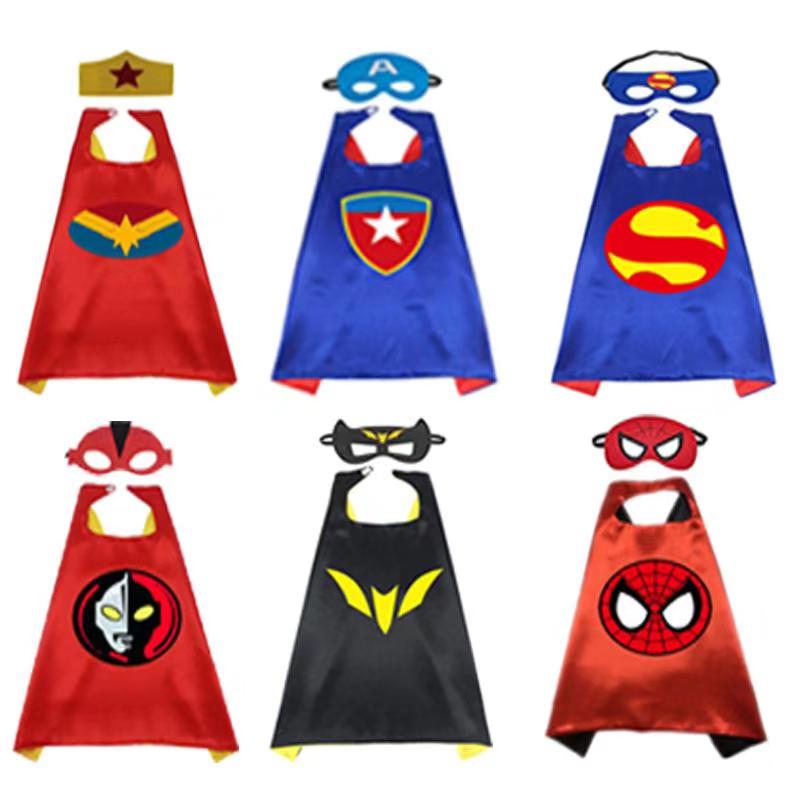 Superhero Capes and Masks Cosplay Costume
