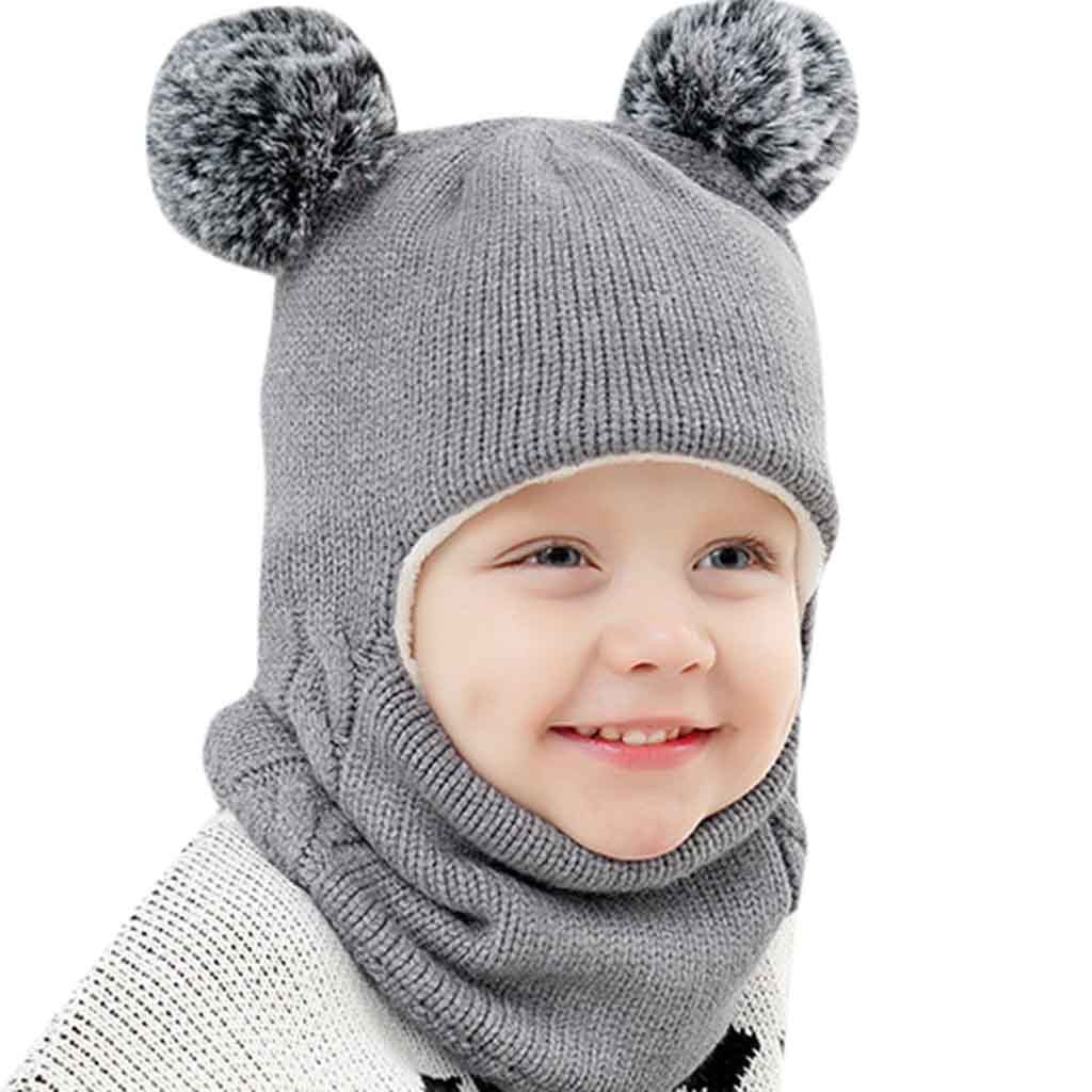Kids Winter Hat Knitted Bonnet