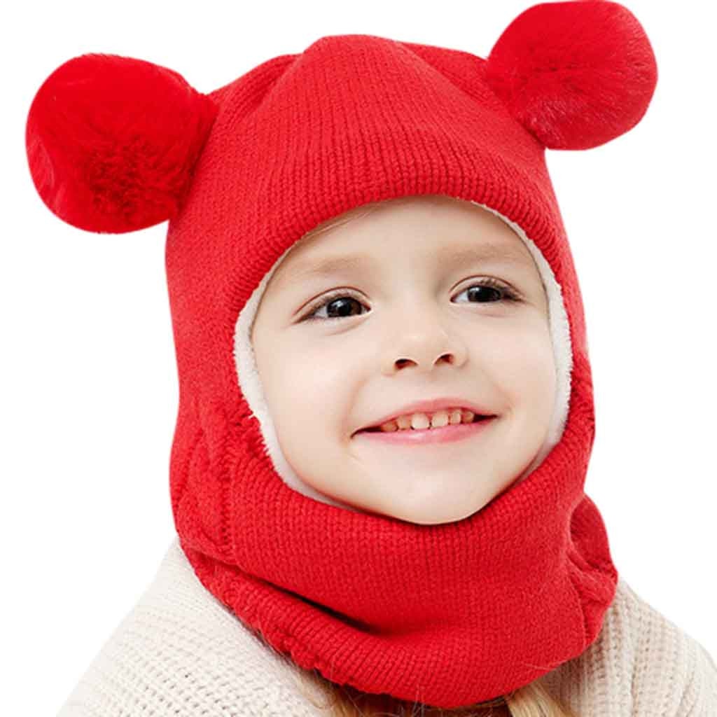 Kids Winter Hat Knitted Bonnet