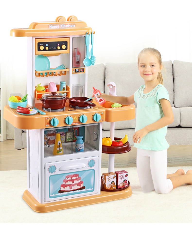 Play Kitchen Set Kids Pretend Toys