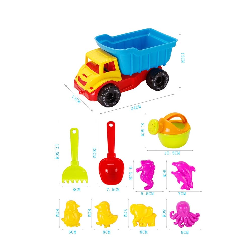 Sandbox Toys 21PC Beach Set