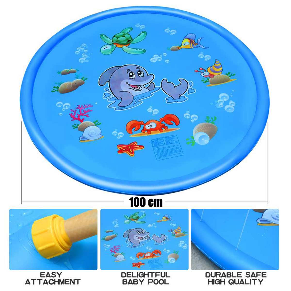 Water Sprinkler for Kids Inflatable Play Pool