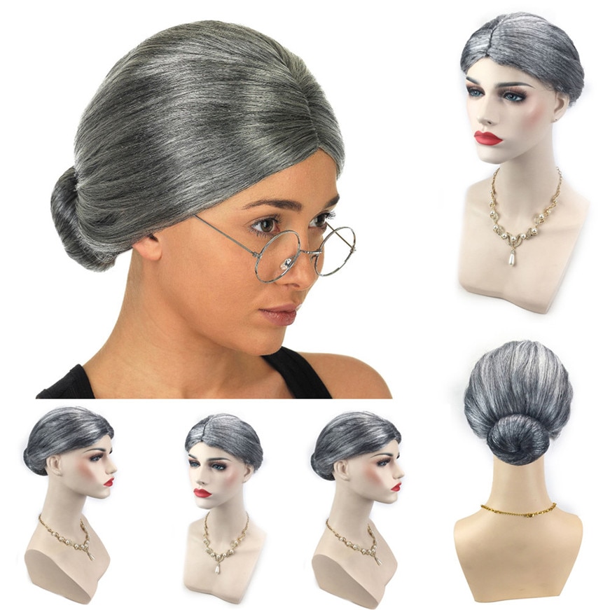 Grandma Wig Halloween Costume