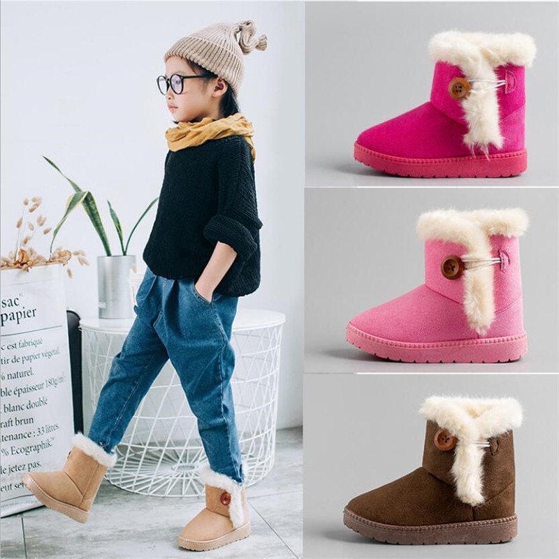 Kids Winter Boots Boys Girls Shoes