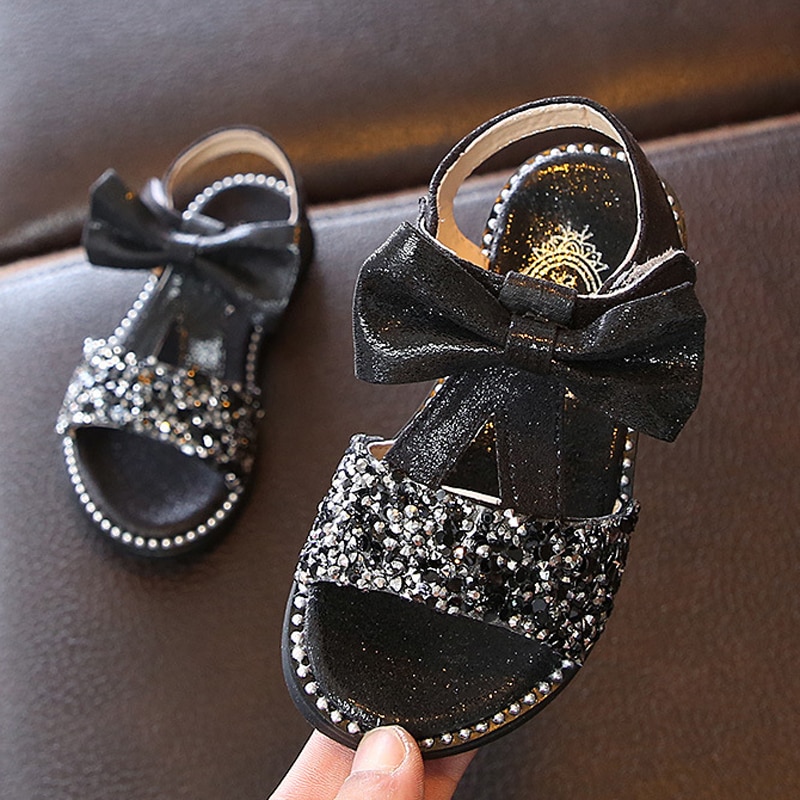 Bow Sandals Girls Fancy Shoes